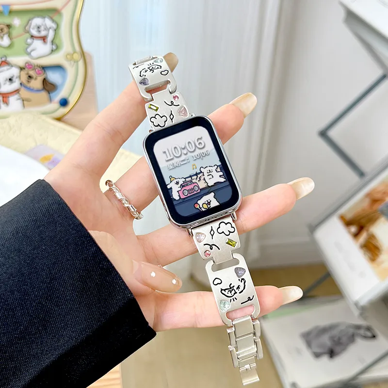 CHENSONG Watch Band Xiaomi Compatibility Metal-1