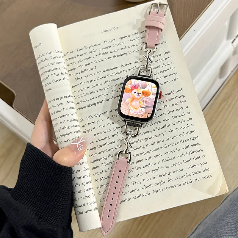 CHENSONG Watch Band Xiaomi Compatibility Leather Material-1