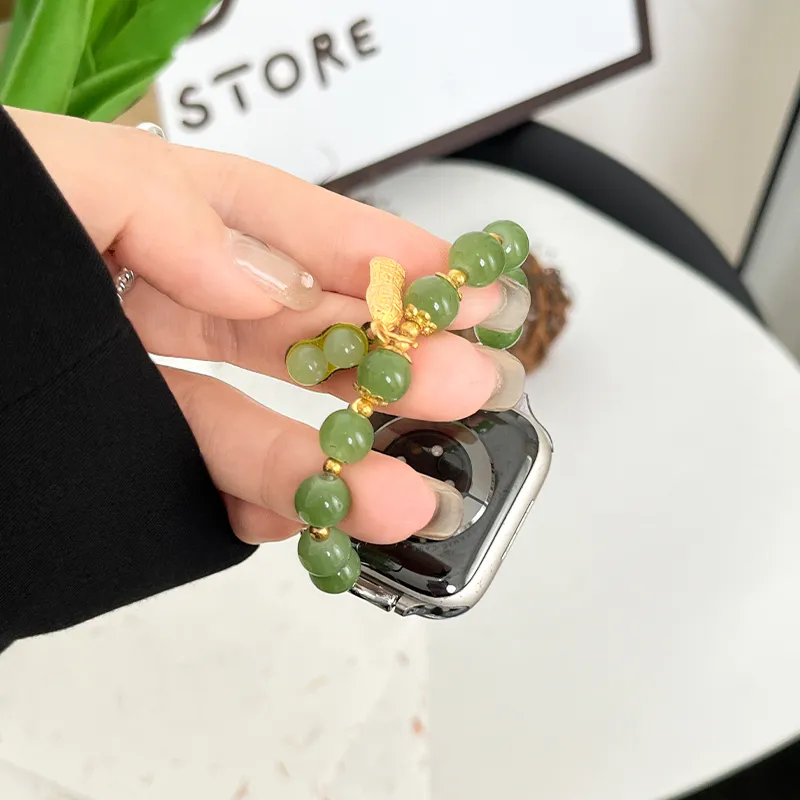 CHENSONG Apple Compatibility Watch Band Bead Material-3