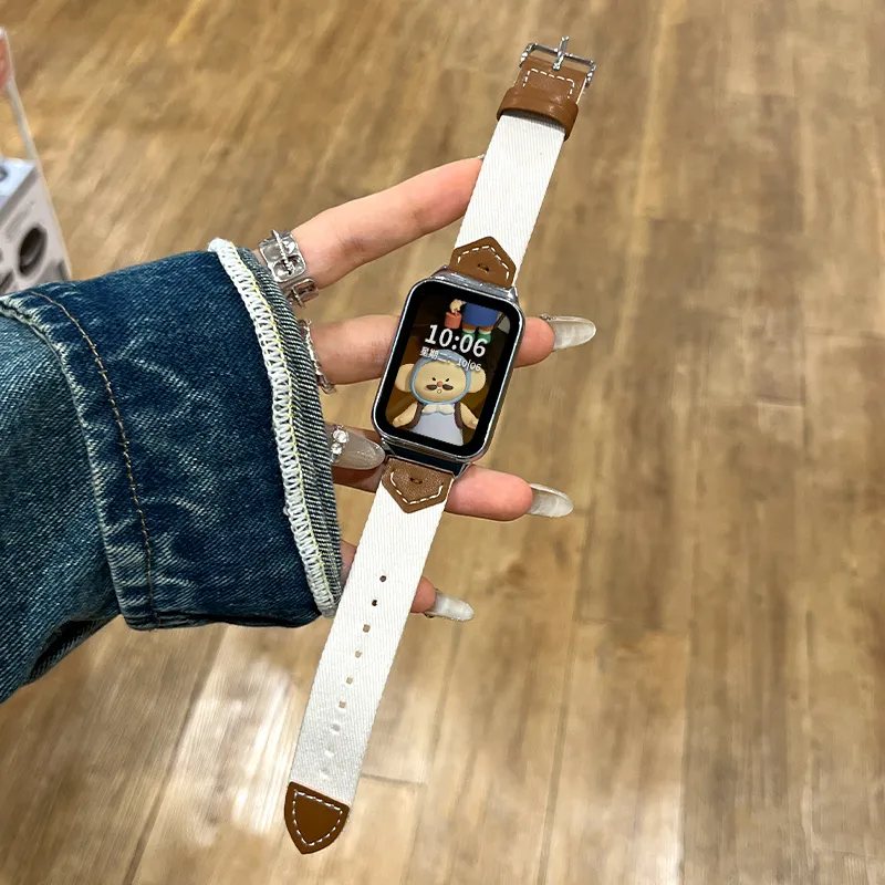 CHENSONG Watch Band Xiaomi Compatibility 220mm Canvas Material-2