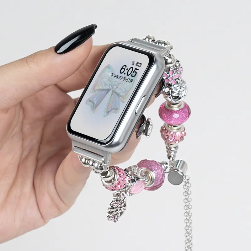 CHENSONG Huawei Honor Compatibility Watch Band Metal-3
