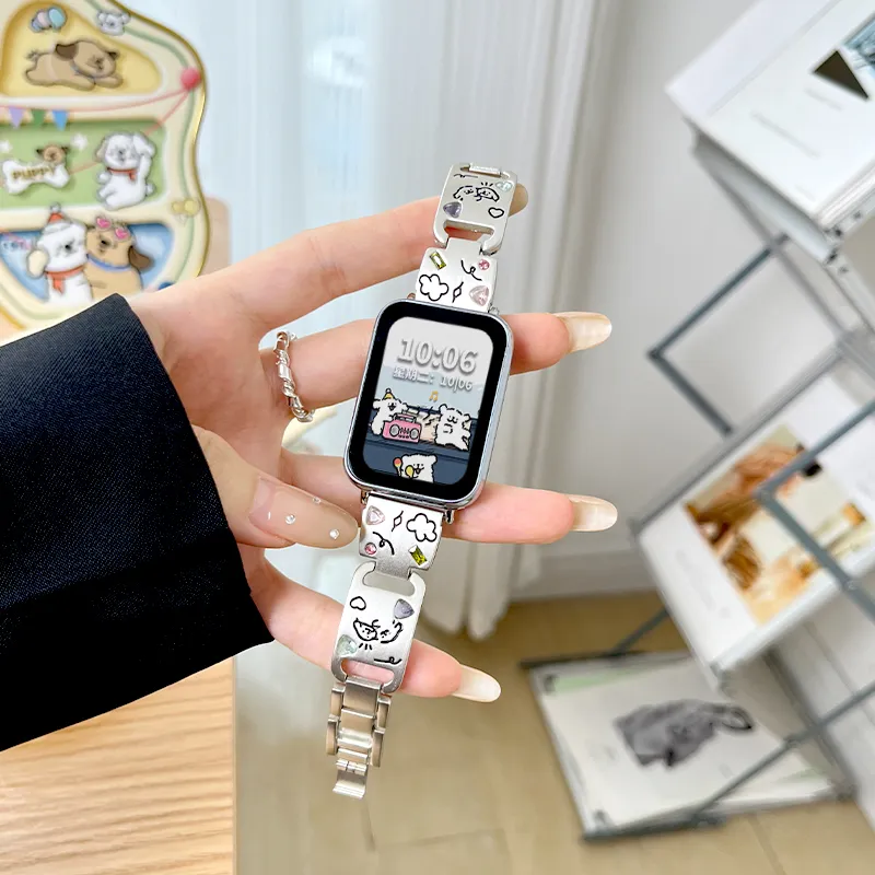CHENSONG Watch Band Xiaomi Compatibility Metal-2