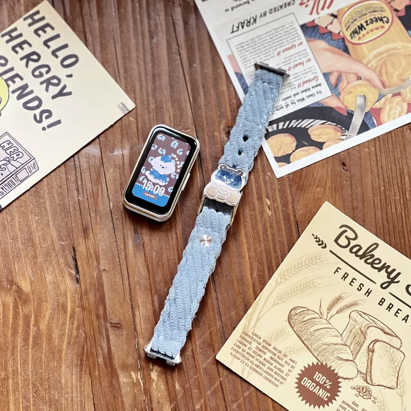 CHENSONG Watch Band Huawei Compatibility Yarn Material-3