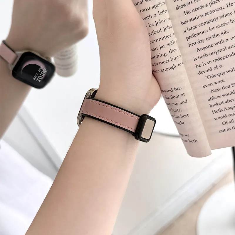 CHENSONG Huawei Compatibility Watch Band Artificial Leather Material-6
