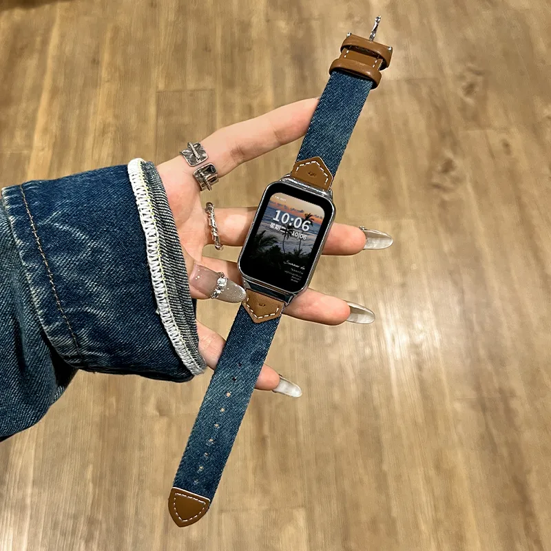 CHENSONG Watch Band Xiaomi Compatibility 220mm Canvas Material-9