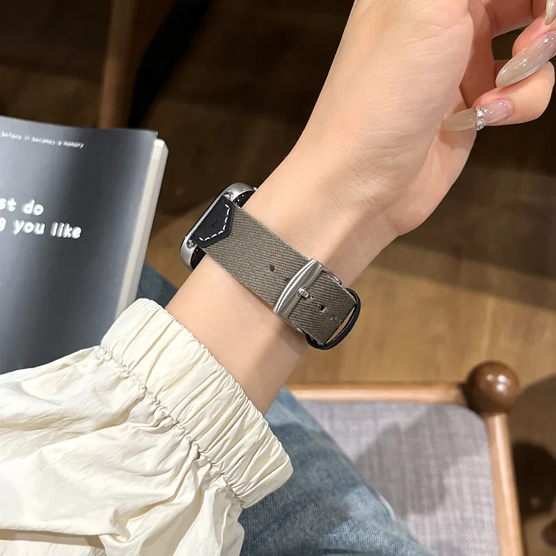 CHENSONG Watch Bands Huawei Compatibility 200mm~220mm Canvas Material-2