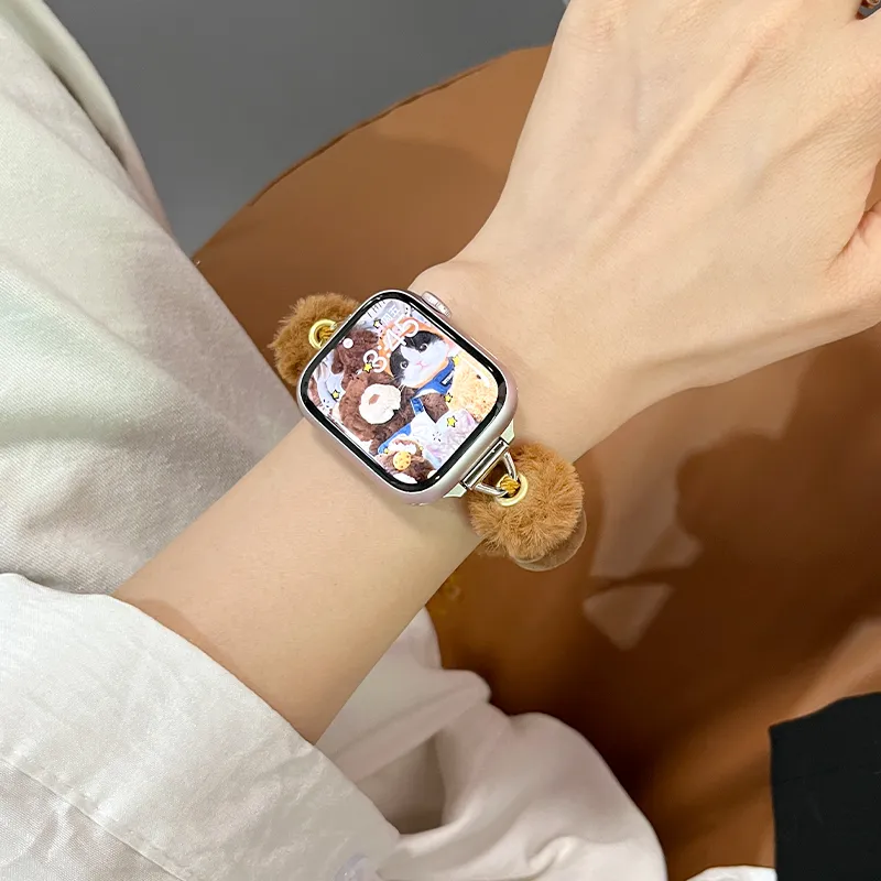 CHENSONG Watch Band Apple Compatibility 265mm Plush Material-5