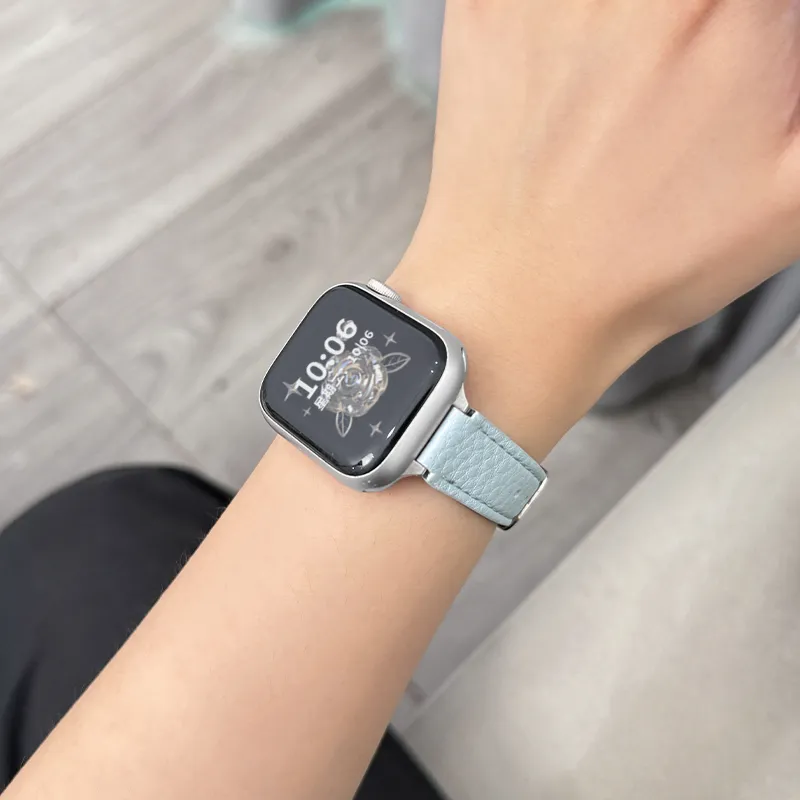 CHENSONG Watch Band Apple Compatibility Leather-7