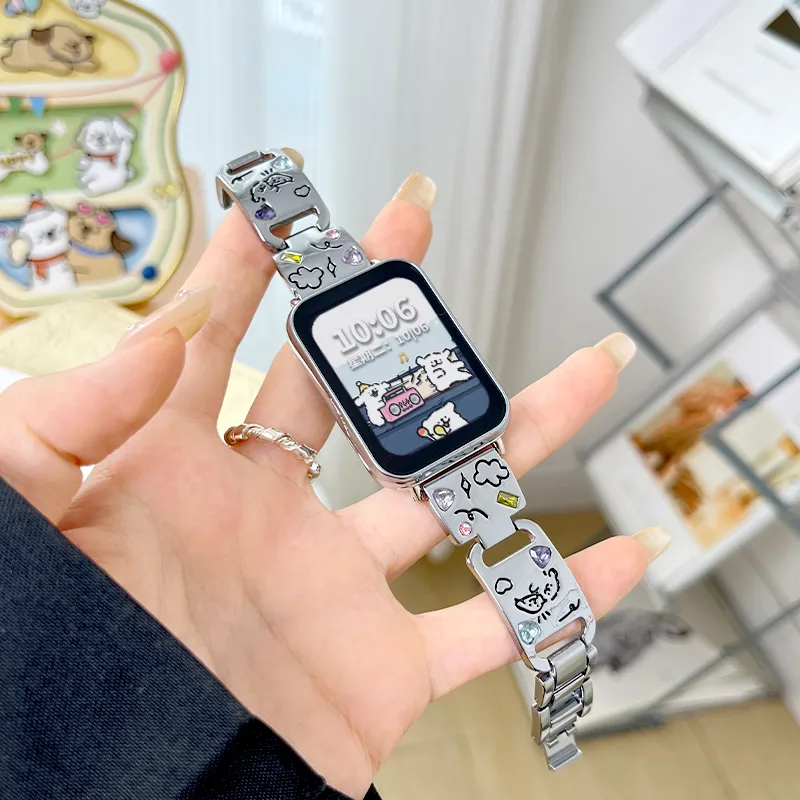CHENSONG Watch Band Xiaomi Compatibility Metal-6