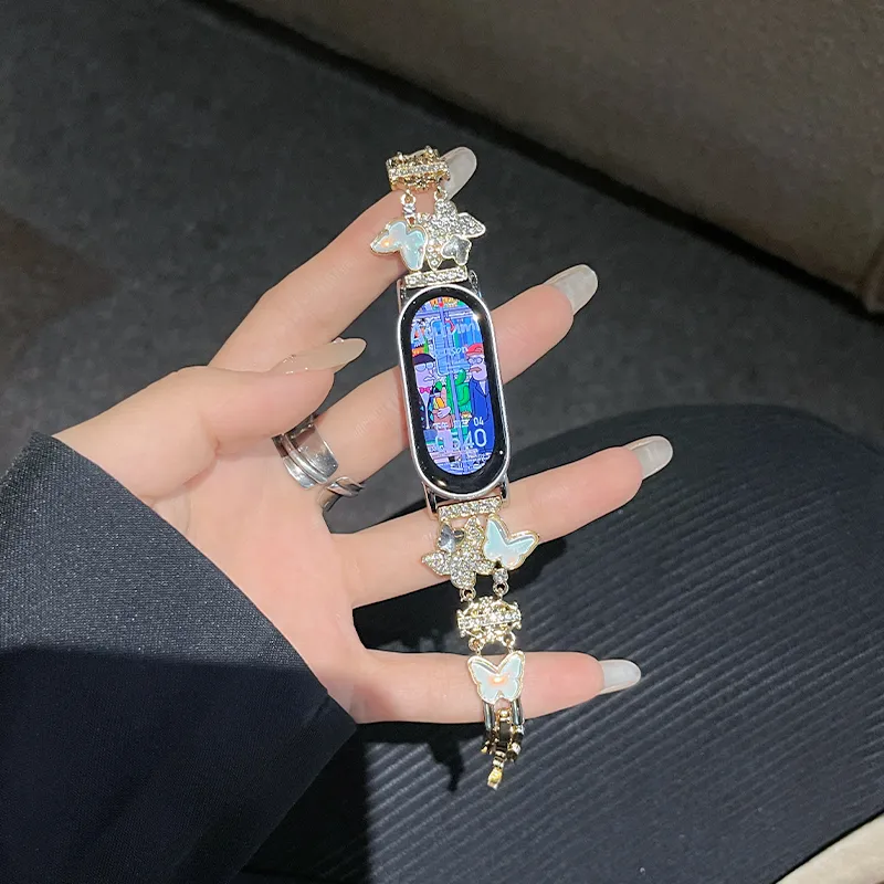 CHENSONG Xiaomi Compatibility Watch Band Stainless Steel Material-4