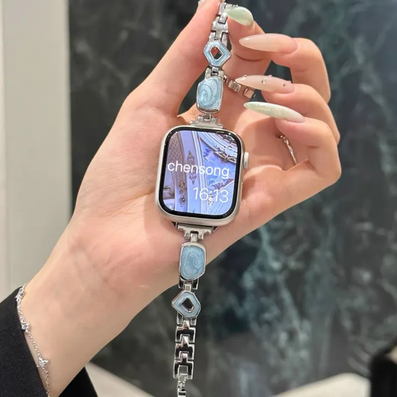 CHENSONG Apple Compatibility Watch Band 206mm Metal-9
