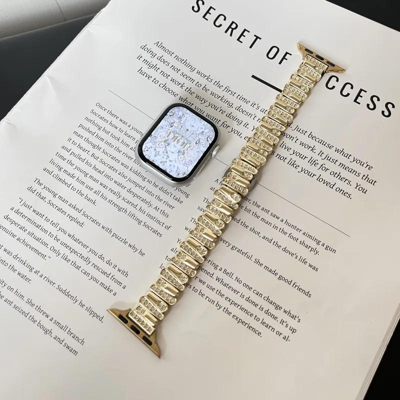 CHENSONG Apple Compatibility Watch Band 206mm Metal-3