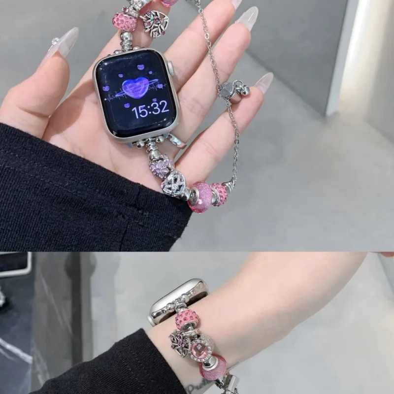 CHENSONG Apple Compatibility Watch Band Metal-6