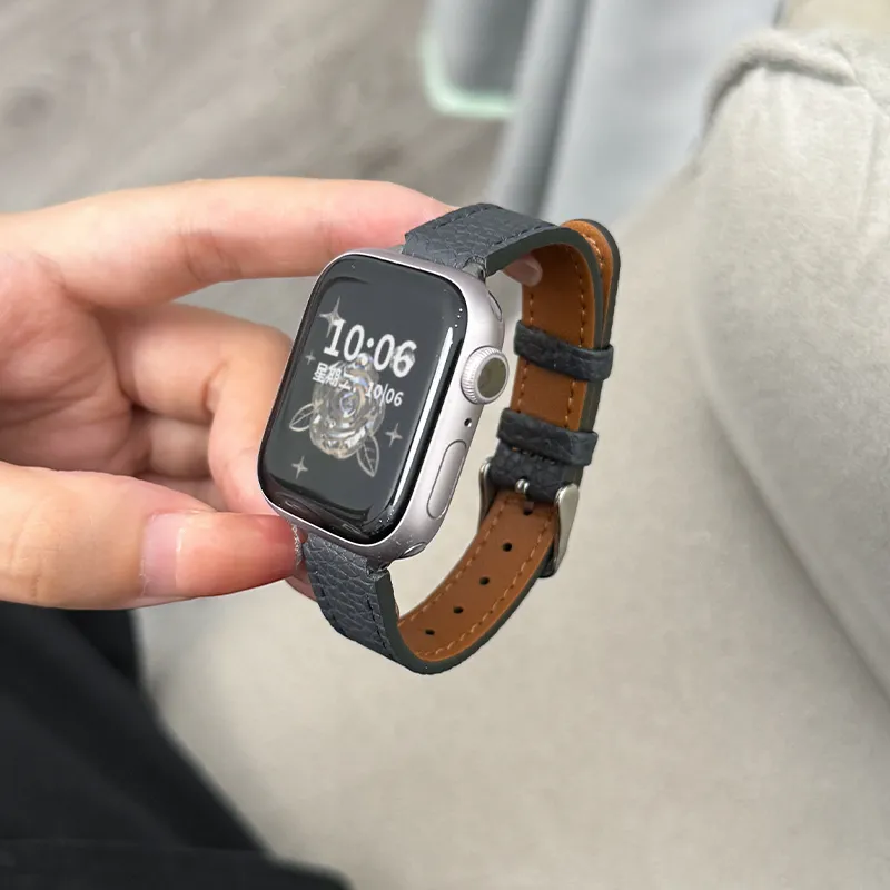 CHENSONG Watch Band Apple Compatibility Leather-4