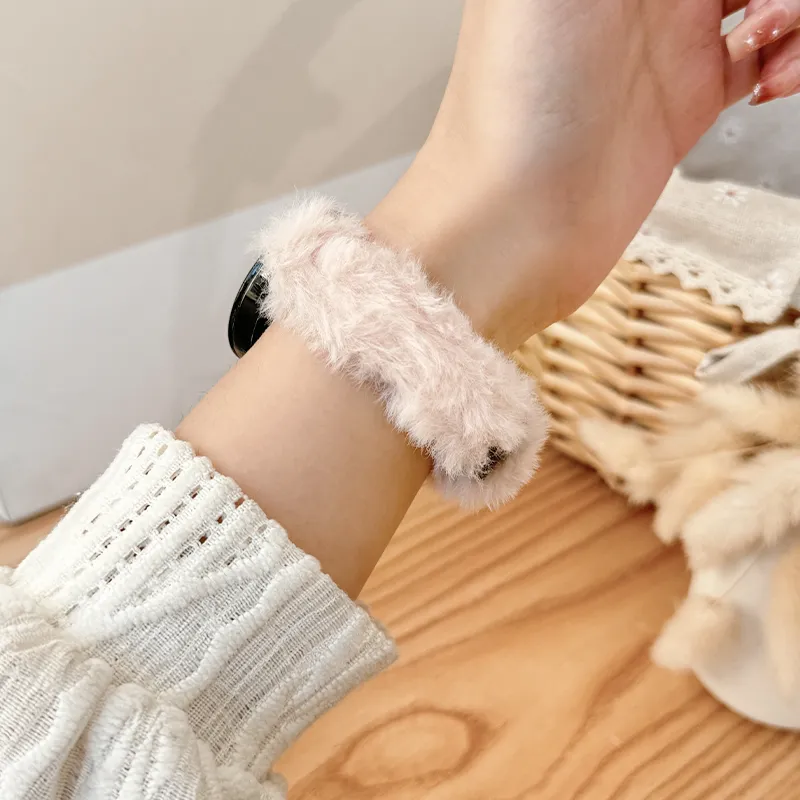 CHENSONG Watch Bands Huawei Compatibility 135~210mm Rabbit Hair Material-9