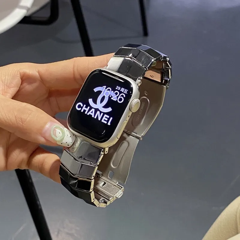 CHENSONG Apple Compatibility Watch Band Stainless Steel Material-6
