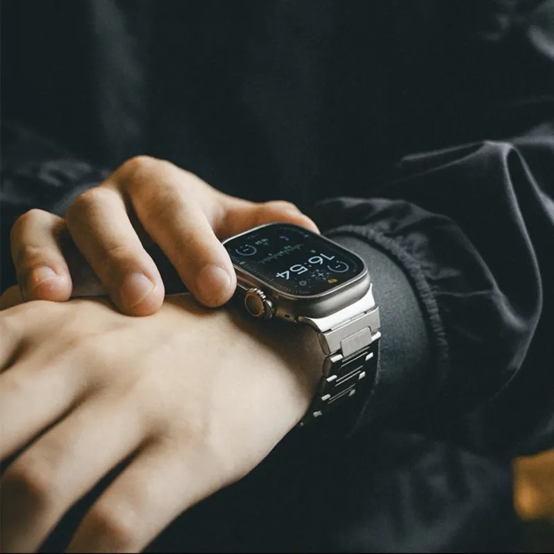 CHENSONG Apple Compatibility Watch Band Titanium Material-7