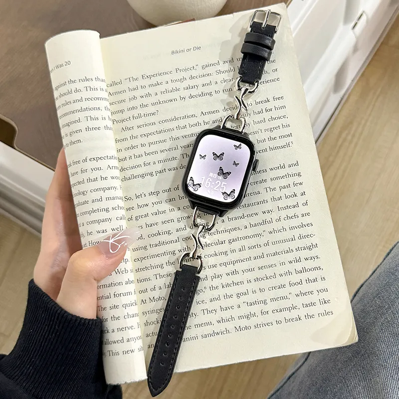 CHENSONG Watch Band Xiaomi Compatibility Leather Material-6
