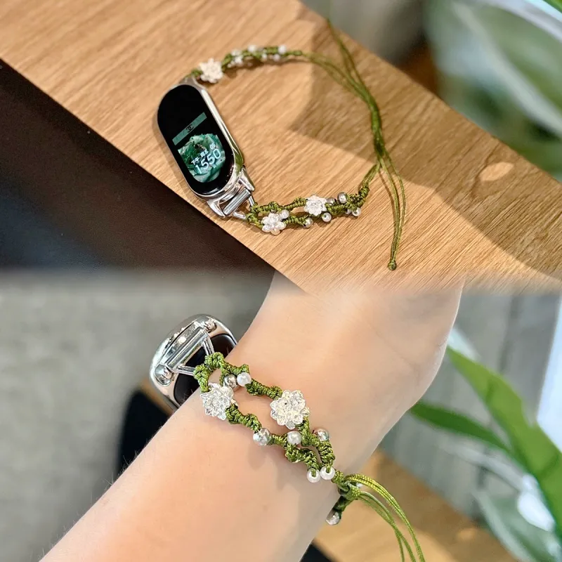 CHENSONG Xiaomi Compatibility Watch Band Compatibility Xiaomi Smart Band 98/7/6/3/4/5 Fabric Material-5
