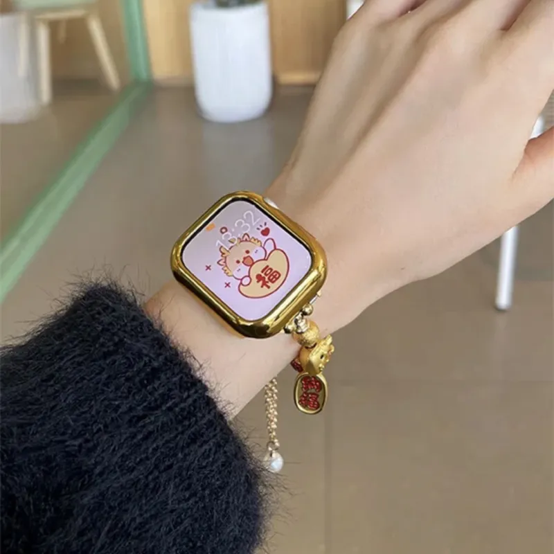 CHENSONG Apple Compatibility Watch Band Metal-3