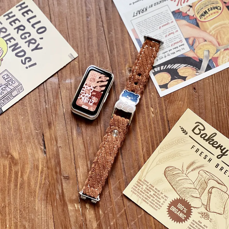 CHENSONG Watch Band Huawei Compatibility Yarn Material-7