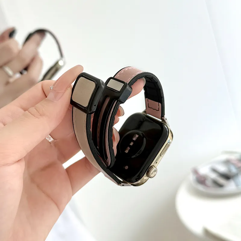 CHENSONG Huawei Compatibility Watch Band Artificial Leather Material-7