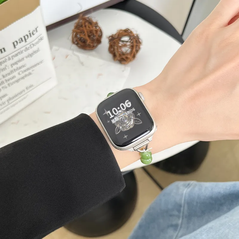 CHENSONG Apple Compatibility Watch Band Bead Material-2