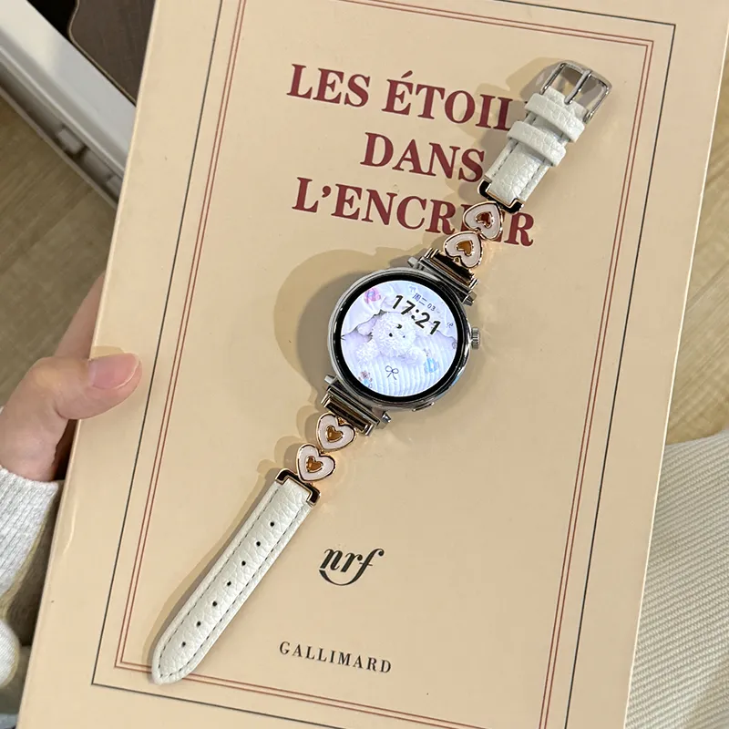 CHENSONG Watch Band Huawei Compatibility Metal-4
