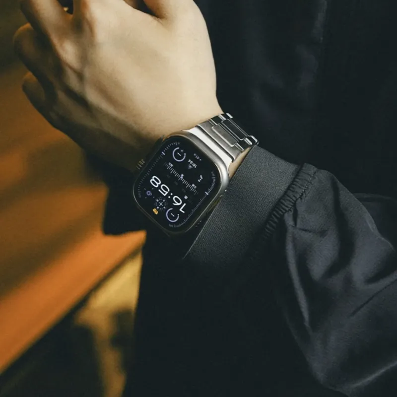 CHENSONG Apple Compatibility Watch Band Titanium Material-3