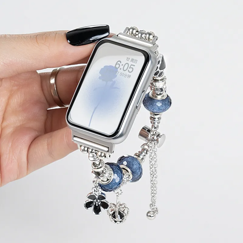CHENSONG Huawei Compatibility Watch Band Metal-5