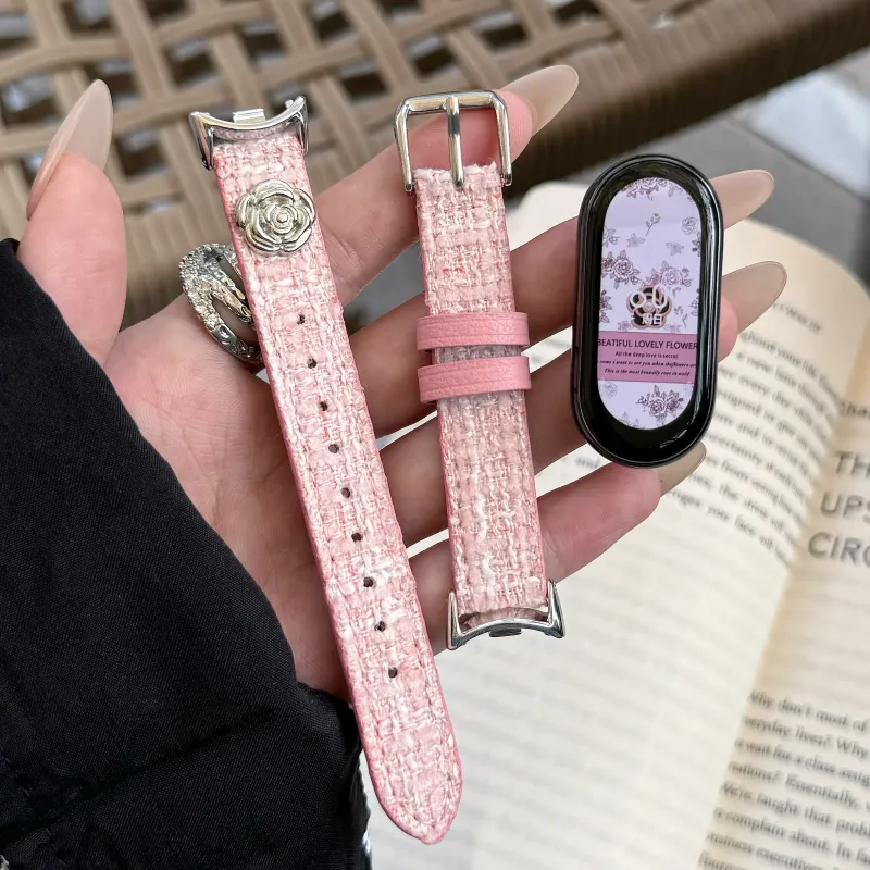 CHENSONG Watch Band Xiaomi Compatibility Woolen Print Strap Material-6