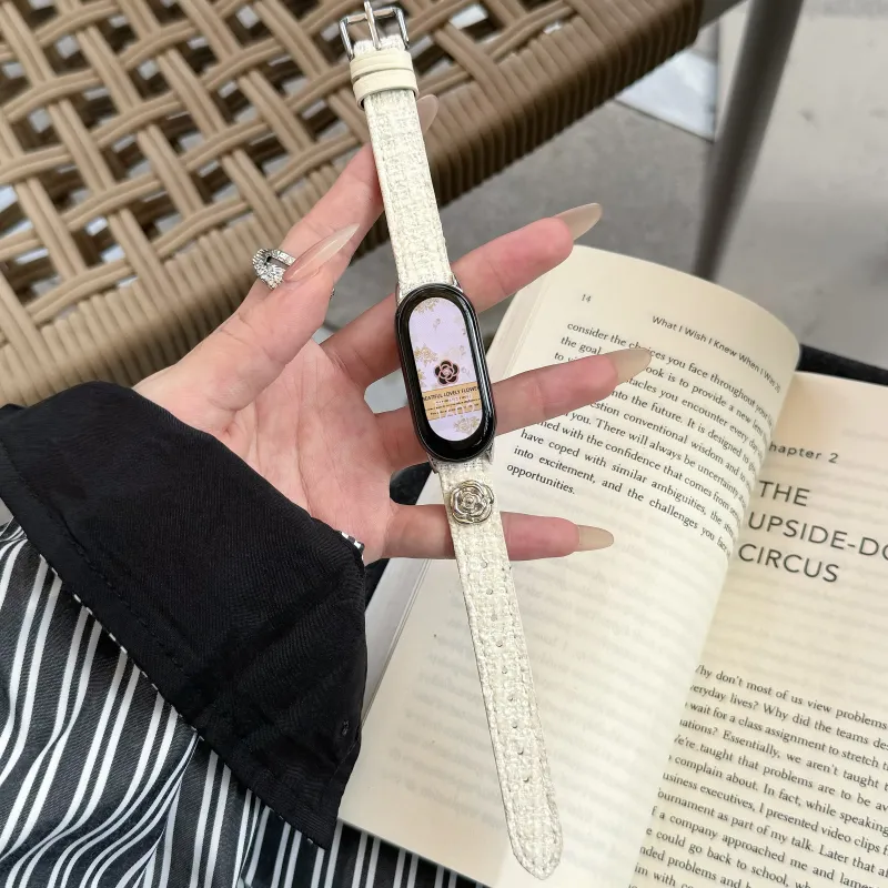 CHENSONG Watch Band Xiaomi Compatibility Woolen Print Strap Material-1