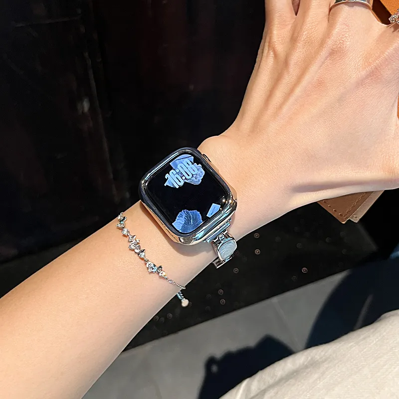 CHENSONG Apple Compatibility Watch Band 206mm Metal-3