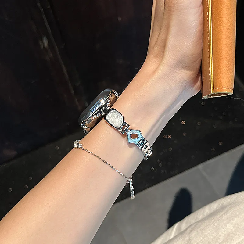 CHENSONG Apple Compatibility Watch Band 206mm Metal-4
