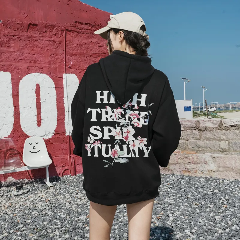 WKPY Fleece Lined Hoodie Unisex Couple's-4