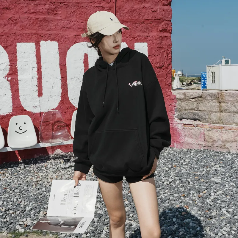 WKPY Fleece Lined Hoodie Unisex Couple's-3