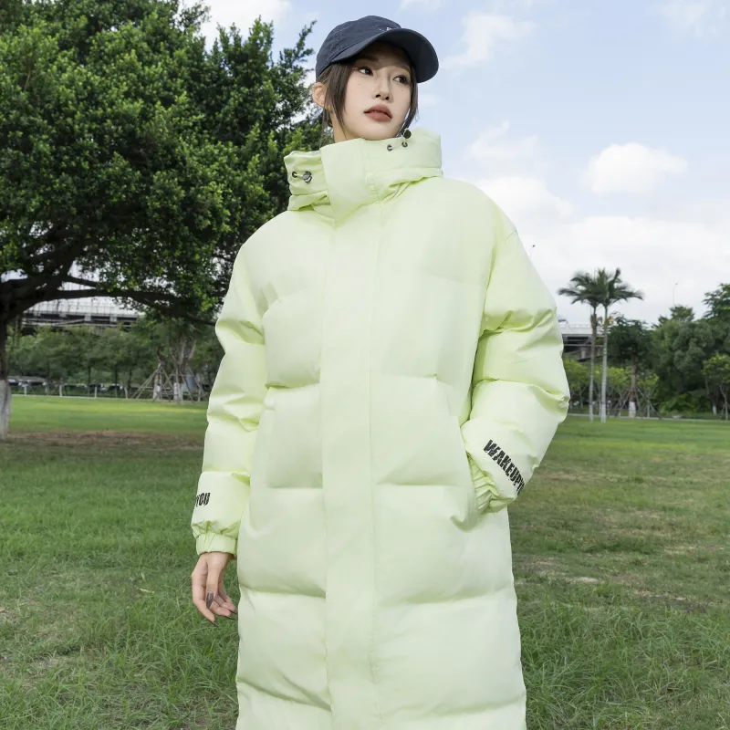 WKPY Long Puffer Jacket Unisex Couple's-4