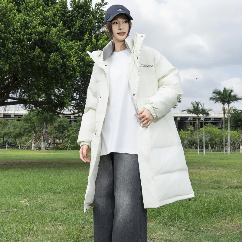 WKPY Long Puffer Jacket Unisex Couple's-3