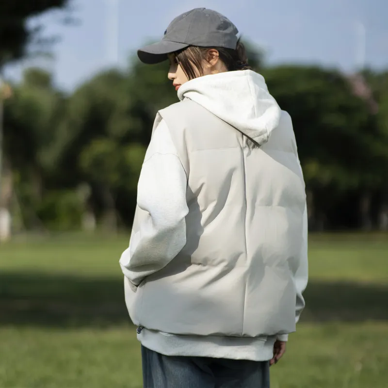 WKPY Vest Unisex Warm Sand White-4