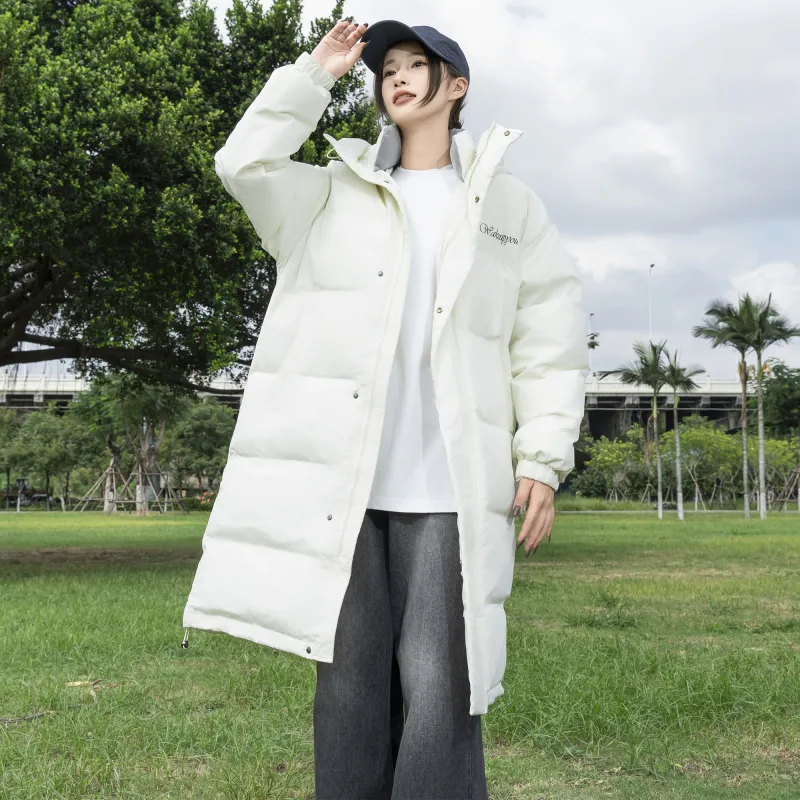 WKPY Long Puffer Jacket Unisex Couple's-4