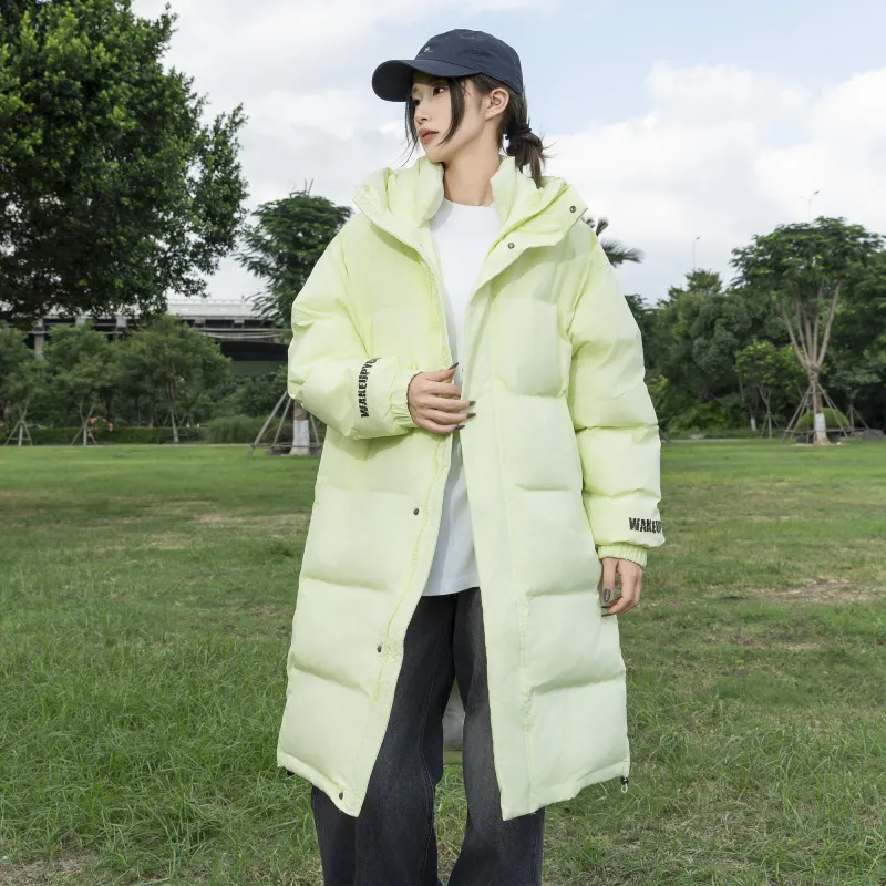 WKPY Long Puffer Jacket Unisex Couple's-3