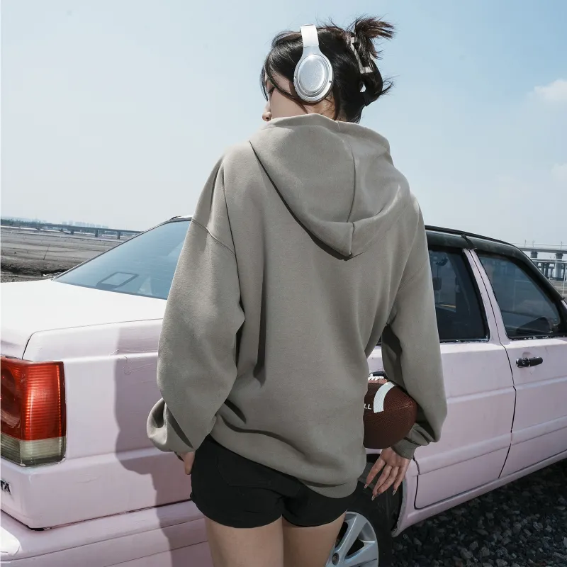 WKPY Fleece Lined Hoodie Unisex Couple's-4