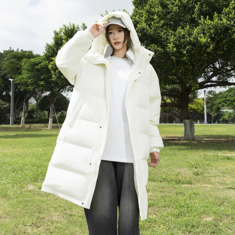 WKPY Long Puffer Jacket Unisex Couple's-3