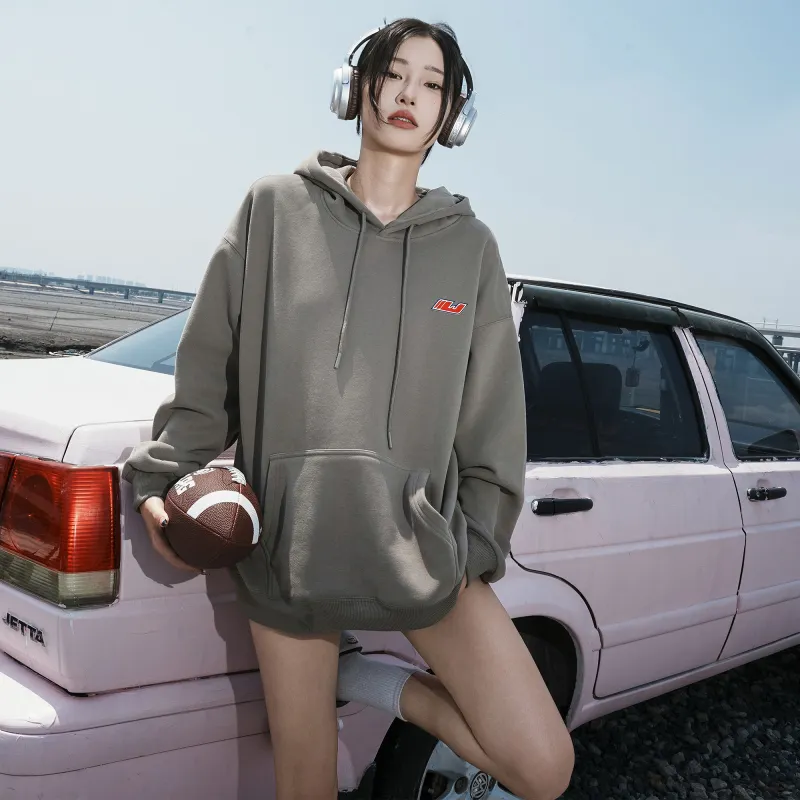 WKPY Fleece Lined Hoodie Unisex Couple's-5