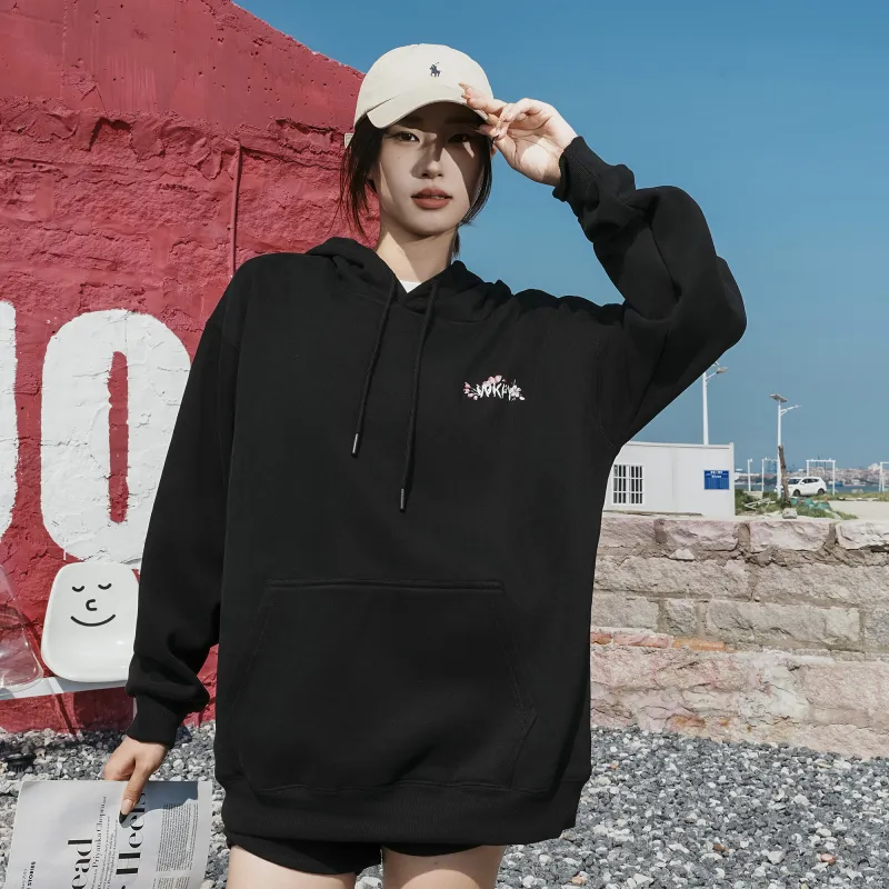 WKPY Fleece Lined Hoodie Unisex Couple's-5