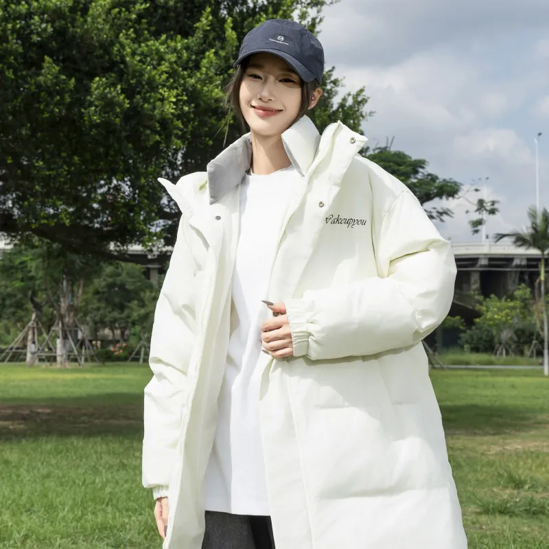 WKPY Long Puffer Jacket Unisex Couple's-5