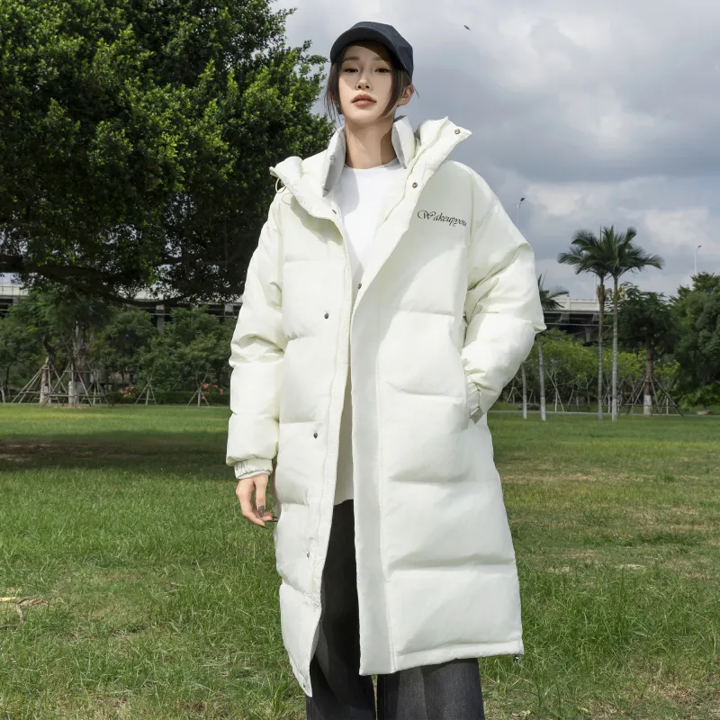 WKPY Long Puffer Jacket Unisex Couple's-2