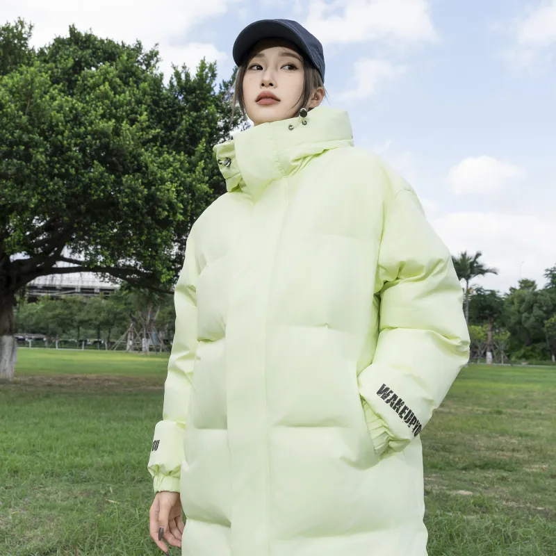WKPY Long Puffer Jacket Unisex Couple's-5