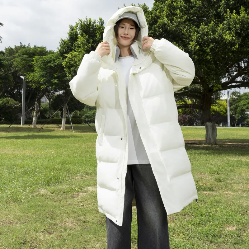 WKPY Long Puffer Jacket Unisex Couple's-4