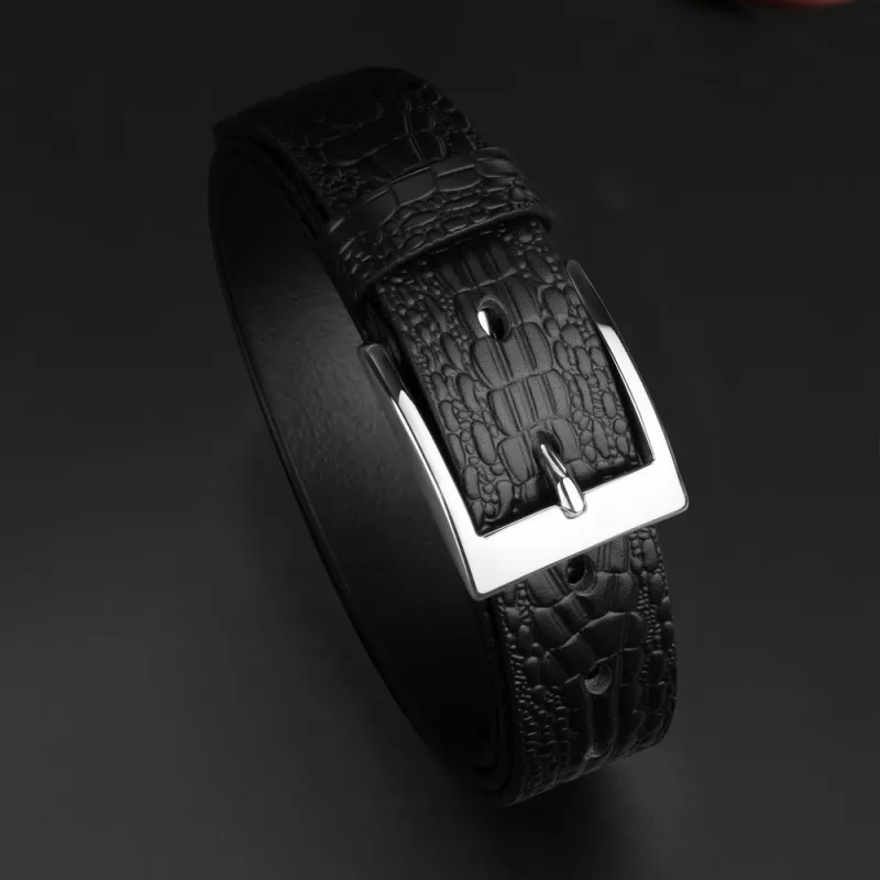 Cows Reign Top Grain Cow Leather Belts Men's 3.4cm-2